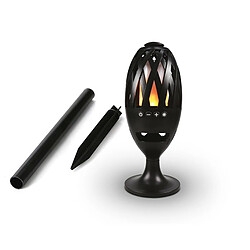 Optex Haut-parleur Sans Fil Bluetooth A LED, Effet Flamme 000352 - Intérieur / Extérieur, Etanche IPX4, Enceinte Amplifiée 3W, Rechargeable