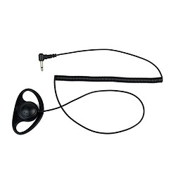 Avis GUPBOO Casque portable One Piece 3.5mm Jack incurvé D Shape Casque d'écoute Seulement deux radios Talkie Walkie Crochet d'oreille