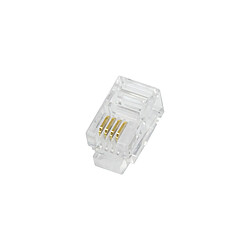 LogiLink Connecteur RJ10 pour câble plat, non blindé ()