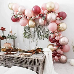 Avis Euro Mega Ballons Guirlande Rose pâle Décoration de ballons rose Anniversaire Mariage Décor de fête