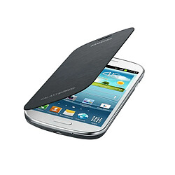 Totalcadeau Housse de protection Folio compatible Mobile Samsung Galaxy Express I8730 Gris pas cher