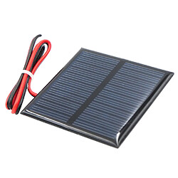 Mini Chargeur De Batterie De Bricolage De Silicium Polycristallin De Panneau Solaire G 5.5V 60x60mm pas cher