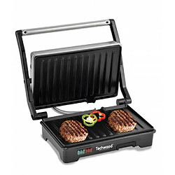 Avis Techwood APPAREIL Grill Viande / Panini / Bac récupérateur de graisse Plaque anti-adhesive 750W Haute qualité Poignée froide