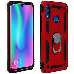 Avizar Coque Huawei P Smart 2019 / Honor 10 Lite Bi matière Bague Support rouge