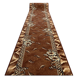 RUGSX TAPIS DE COULOIR BCF TRIO marron 80 cm 80x300 cm