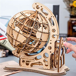 Avis RedMiter Puzzle globes en bois 3D entraînement mécanique à assemblage automatique casse-tête bricolage - Multicolore