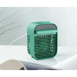 Acheter Xiaomi Portable Mini Climatiseur USB Refroidisseur D'Air Ventilateur Humidificateur De Refroidissement Bureau Maison Climatisation Ventilateur De Refroidissement à Eau-Blanc