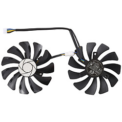 Wewoo Ventilateur de refroidissement DC 12V 0.57A 4 Broches Femelle Star Ordinateur bureau Radiateur CPU, refroidissement, Diamètre: 8.5mm, Paires