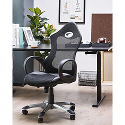 Beliani Chaise de bureau Noir iCHAIR