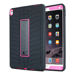 Coque en TPU + silicone antichute, hybride avec béquille noir/rose pour votre Apple iPad Pro 10.5 pouces (2017)/Air 10.5 pouces (2019)