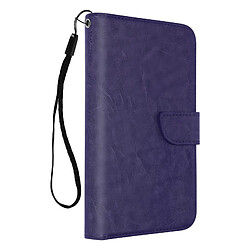 Avizar Etui Smartphone 5,3 à 5,5'' Portefeuille Mutirangements Caméra Slide violet