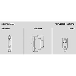 Vemer VE762300 Micro AST Interrupteur crépusculaire astronomique avec Programmation Nocturne de Barre Din, Gris Clair