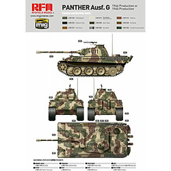 Acheter Rye Field Model Maquette Char Panther Ausf.g Early/late Productions