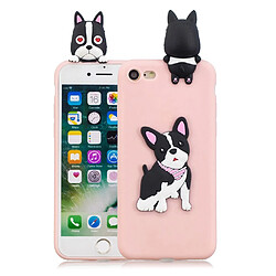 Coque en TPU Décor de poupée 3D souple chien pour votre Apple iPhone SE (2nd Generation)/iPhone 8/iPhone 7