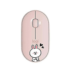 Universal Souris sans fil Bluetooth Slim Liptop (rose)