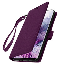 Avizar Housse Samsung Galaxy S20 Plus Étui Folio Porte carte Support Vidéo - violet