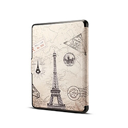 Avis Wewoo Étui tour eiffel impression horizontale en cuir PU étui de protection pour Amazon Kindle Paperwhite 1 & 2 & 3 avec sommeil / réveil