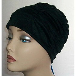 Fashy Bonnet de bain doublé en polyester pour femme noir Noir