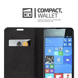 Avis Cadorabo Coque Nokia Lumia 650 Etui en Brun