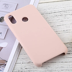 Wewoo Coque Étui de protection étanche en silicone liquide de couleur unie pour Huawei P20 Lite rose