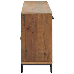 Acheter vidaXL Buffet Marron 110x35x70 cm Bois de pin massif