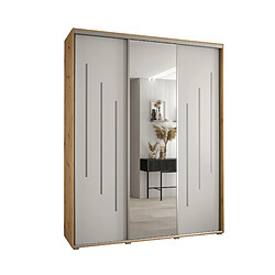 Abiks Meble Armoire DAVOS 9 À Portes Coulissantes 235,2/190/45 3 Portes