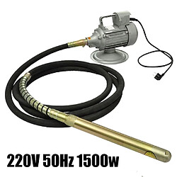 vidaXL Vibrateur à moteur à béton 220 V 50 Hz 1500 W Tuyau de 6 m pas cher