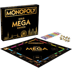 Winning Moves Mega Gold - Monopoly Jeu de société (Anglais)