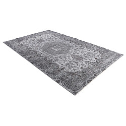 Avis Vidal Tapis de laine 284x163 gris Ultra Vintage