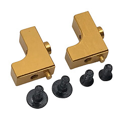 2x Servo Seat 1/12 Rc Car Parts Parts Pour Wltoys 124018 124019 Golden pas cher