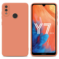 Cadorabo Coque Huawei Y7 2019 / Y7 PRIME 2019 Etui en Orange