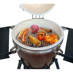 Grille de cuisson en acier inoxydable (classe 201) avec un diamètre de 46,5 cm pour barbecue Kamado (comme le grand Big Green Egg, Kamado Joe Classic) et barbecue sphérique. pas cher