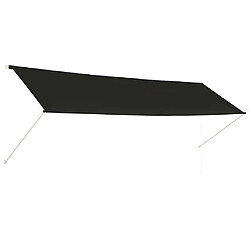 vidaXL Auvent rétractable 400x150 cm Anthracite