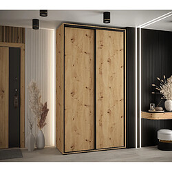 Abiks Meble Armoire DAVOS 1 À Portes Coulissantes 235,2/130/45 2 Portes