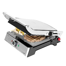 Totalcadeau Grill Professionel 3 en 1 - grille électrique, plancha et grille-sandwichs 2000W pas cher