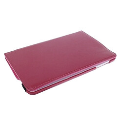 Acheter Wewoo Smart Cover Magenta pour iPad mini 1/2/3 360 degrés Rotatif Litchi Texture Housse en cuir avec support