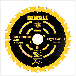 DeWalt DT10399 Lot de 3 Lames de scie circulaire Extrême 190 x 1,65 mm