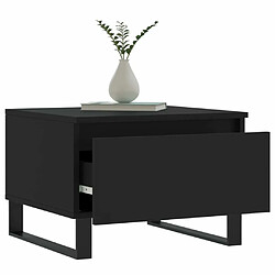 Acheter Maison Chic Table basse,Table Console Table d'appoint, Table pour salon noir 50x46x35 cm bois d'ingénierie -MN33284