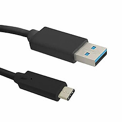 Qoltec 50420 câble USB 0,25 m USB 3.2 Gen 1 (3.1 Gen 1) USB C USB A Noir