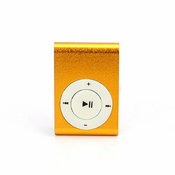 Sport Clip-Type Mini Lecteur Mp3 Stéréo Musique Haut-Parleur Charge Usb Orange