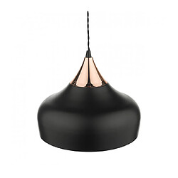 Acheter Luminaire Center Suspension Gaucho Cuivre poli,Noir mat 1 ampoule 2,4cm