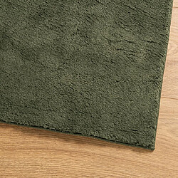 Avis vidaXL Tapis HUARTE à poils courts doux lavable vert forêt 120x170 cm