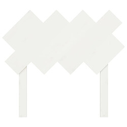 Acheter Maison Chic Tête de lit scandinave,Meuble de chambre Blanc 92x3x81 cm Bois massif de pin -MN80191