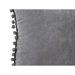 Atmosphera, Createur D'Interieur Coussin à pompons 40x40 cmInstants volés - gris foncé - Atmosphera pas cher