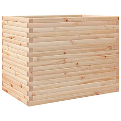 vidaXL Jardinière 90x60x68,5 cm bois de pin massif