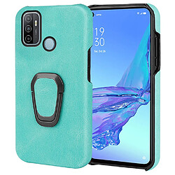 Coque en TPU + PU anti-chocs avec béquille, vert clair pour votre Oppo A53(2020)/A32 (2020)