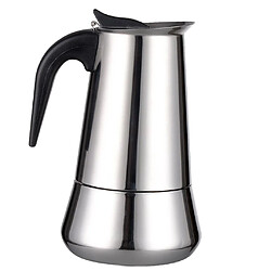 cuisinière en acier inoxydable moka cafetière expresso cafetière percolateur 2 tasse