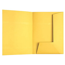 Sous-dossier kraft dossier suspendu 2 rabats Esselte 23 x 31 cm - jaune - Carton de 100