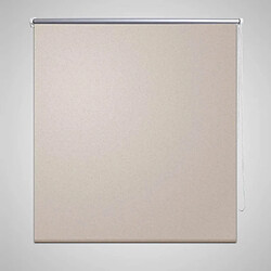 vidaXL Store enrouleur occultant beige 40 x 100 cm