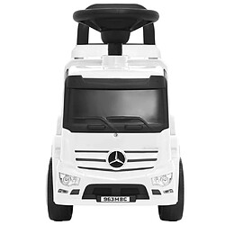 Avis vidaXL Camion à pédales Mercedes-Benz Blanc